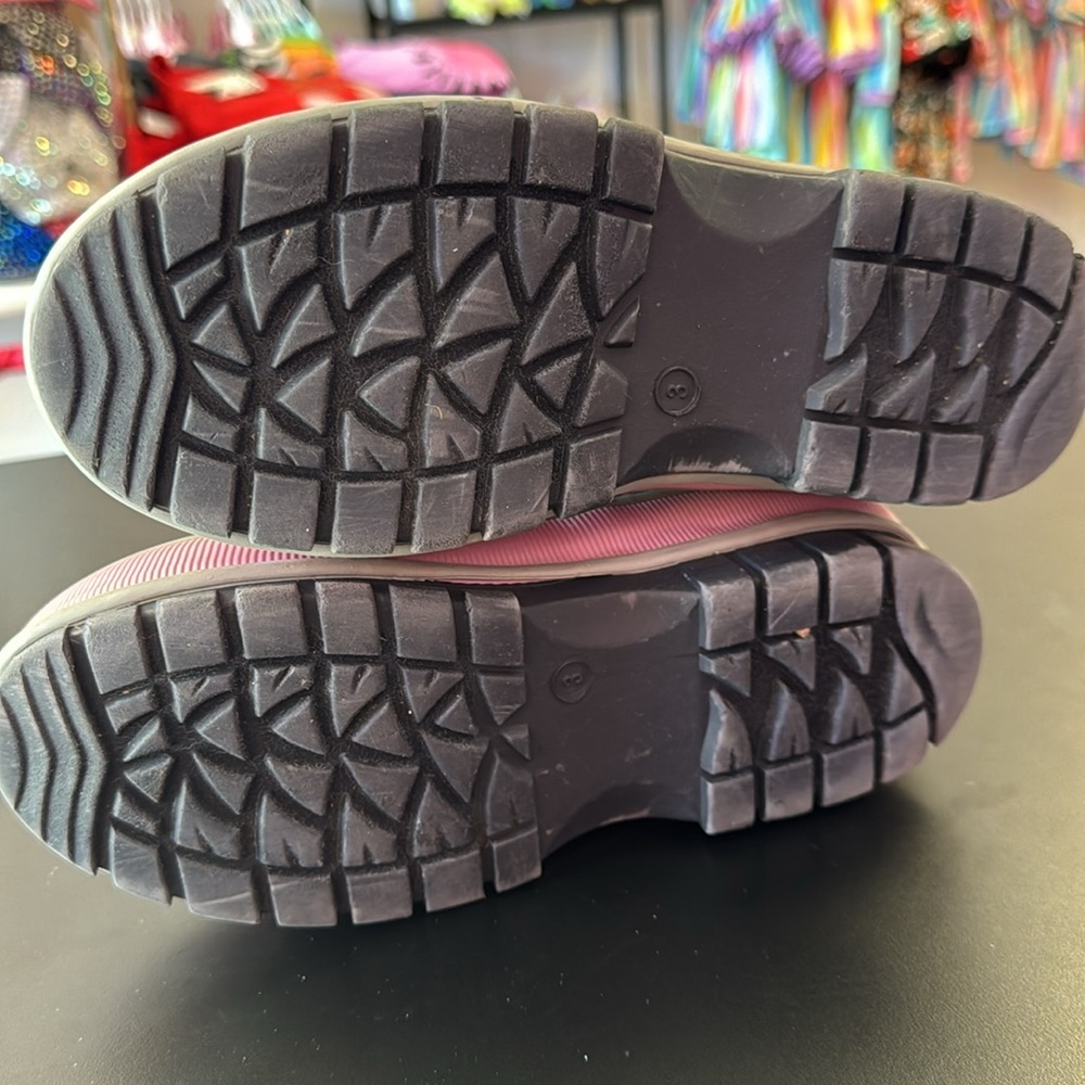 Western Chiefs Rain Snow Boots.  Fair Isle Style, youth size 3. - Picture 6 of 6